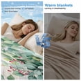 thumbnail image 2 of Eucalyptus Cooling Blanket, Lightweight Breathable Summer Throw Blanket with Double Sided Cold Effect,Leaf Branch Nature Fruit Spring Summer Picnic Beach Blankets Bed Sheet for Hot Sleepers 60"x80", 2 of 8