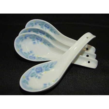 Flower Porcelain Spoon - 4 of Porcelain Spoons