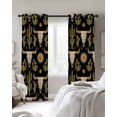 thumbnail image 4 of Western Cowboy Blackout Curtains for Bedroom Living Room Darkening Curtains 54 Inch Long Boho Ethnic Cow Head Cactus Vintage Short Curtain for Small Window Treatment Grommet Drapes 52"x54"x2, 4 of 9