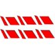 thumbnail image 1 of 6pcs Wheel Rim Stripe Reflective Stickers For Car Vinyl Reflective Safety Decoration Stripe(red), 1 of 4