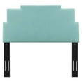 thumbnail image 3 of Modway Kasia Performance Velvet Twin Headboard in Mint, 3 of 10