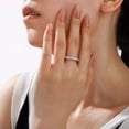 thumbnail image 7 of SFTING Wedding Bands for Women 3MM Round Cut Stackable Band Eternity Ring Silver Plated Anniversary Jewelry Gift for Her Size 9, 7 of 7