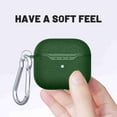 thumbnail image 4 of Dteck Case Compatible for Airpods 3 2021 3rd Generation Case Cover for Women Men Premium Skin Silicone Full Protective Case Cover for Airpod 3 Gen with Keychain, Greenck, 4 of 5