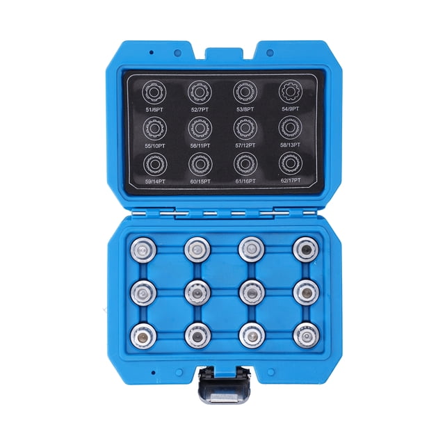 12 Uds. Brocas estriadas para coche, tuercas de rueda de bloqueo, kits de herramientas para quitar, reparación de mantenimiento automotriz Jadeshay A