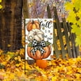 thumbnail image 4 of Fall IS IN The Air Garden Flags 12x18 Inch Double Sided Pumpkins Small Seasonal Decor for Harvest Autumn Thanksgiving Holiday Yard Outside Outdoor Outside, 4 of 6