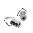 thumbnail image 1 of MasteelfCA 2 PCS Strap Lock Strap Button Banjo Guitar Strap Hook Button for Banjo (Silver), 1 of 8