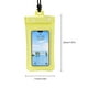 thumbnail image 4 of Greeniant Estuche para teléfono Pantalla táctil a prueba de agua Natación Bajo el agua Teléfono celular Bolsa seca Protector Estuche Deportes acuáticos Amarillo, 4 of 6