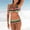 Green, variant on Baqcunre Swim Suits for Women 2024, Women Boho Stripes Halter Push Up Bandeau Bikini Set Two Piece Swimsuits, Bikini Sets for Women, High Waisted Bikini Sets for Women Blue XL
