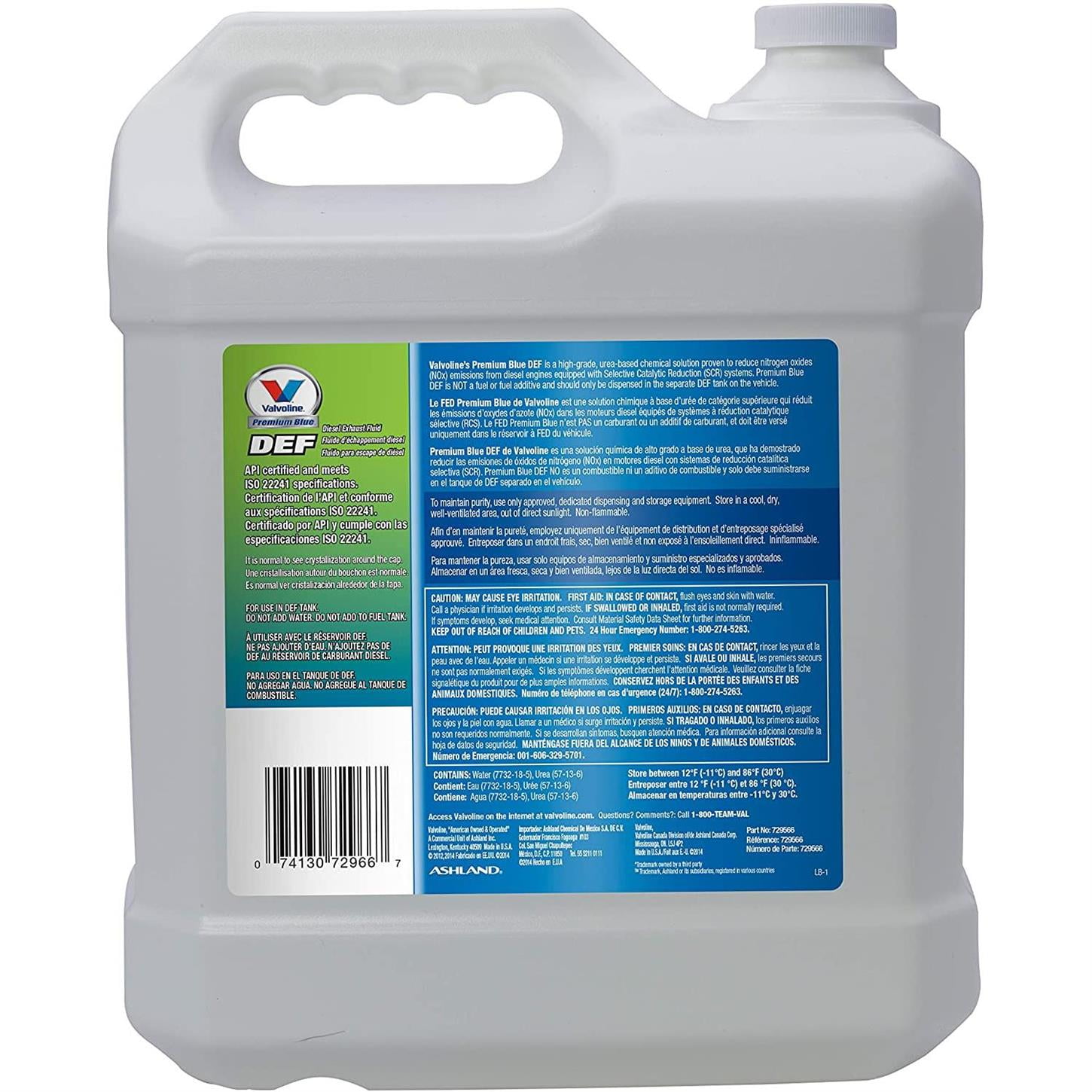 Valvoline Adblue Diesel Exhaust Fluid 20L Drum