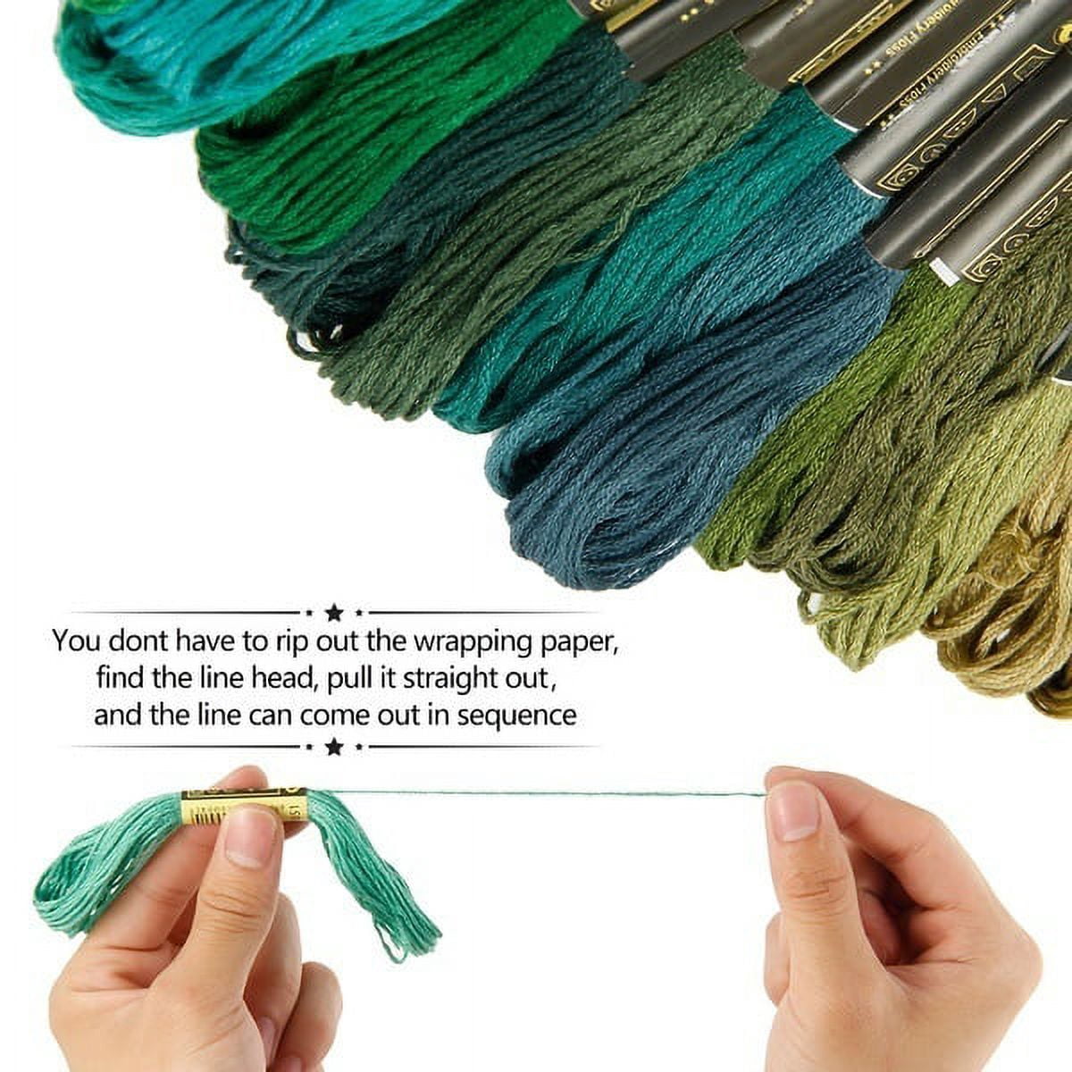 447Pcs Cotton DMC Multi Colors Cross Floss Stitch Thread Embroidery Sewing Skeins Home Arts & Crafts Art Accessories
