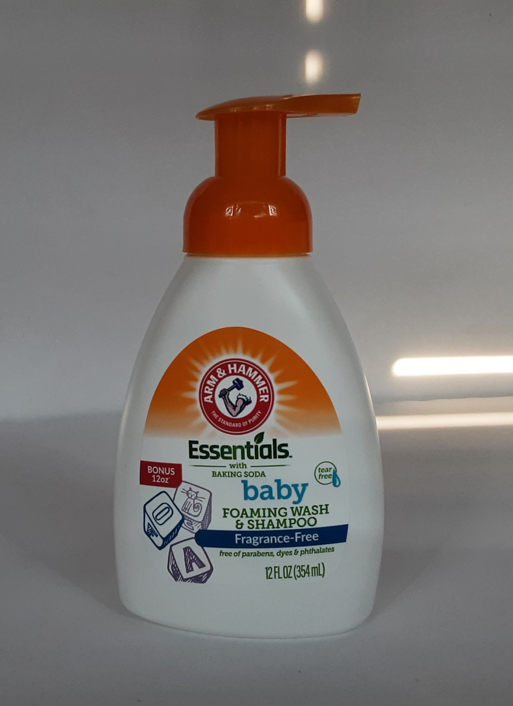 2 Arm and Hammer Essentials With Baking soda Baby Foaming Wash/Shampoo