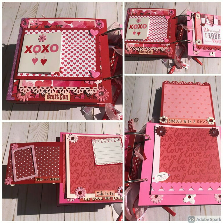 Black Photo Album DIY Scrapbook Valentines Day Gifts Wedding Guest Book  Craft Paper Anniversary Travel Memory