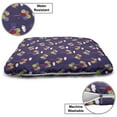 thumbnail image 3 of Balloons Pet Bed, Pile of Colorful Balloons and Clouds Graphic Image Festival and Birthday Theme, Resistant Pad for Dogs and Cats Cushion with Removable Cover, 24" x 39", Multicolor, by Ambesonne, 3 of 4