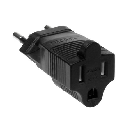 01 Plug Prong - USA to Brazil 3 Prong Power Plug Adapter