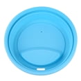 thumbnail image 4 of Tapa de silicona para taza, reutilizable, antipolvo, a prueba de fugas, cubierta de aislamiento (azul claro) Ehuebsd Libre de BPA, 4 of 6