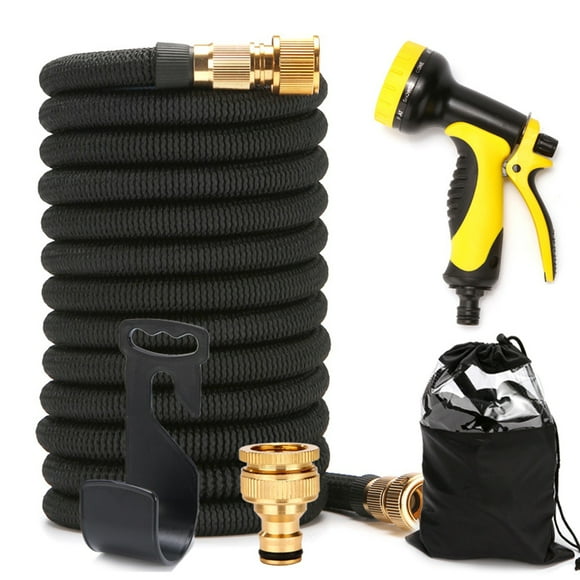 Expandable Garden Hose Multi-Functional Practical Flexible Water Hose with Nozzle Connectors for Floor Washing/Garden Watering/Pet