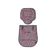 Britax B-Agile Fashion Inserts, Pink Giraffe, Soft Cushioned Stroller Accessory with Seat Liner