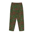 thumbnail image 5 of Naloa Red Snake Print Women’s Ultra-Soft Comfy Pajama Lounge Pants with Pockets & Drawstring, 5 of 8