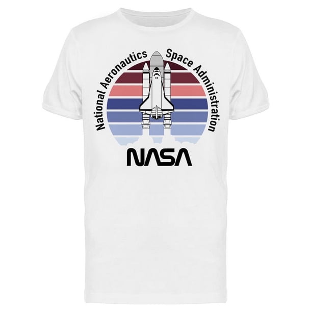 Playera NASA Para Hombre - Lanzamiento de Cohete Nasa T-shirt