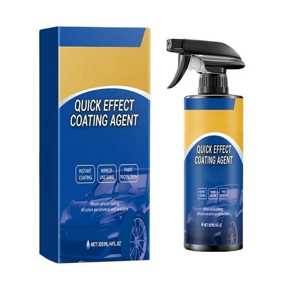 Advanced Car Quick-acting Coating Agent Spray, Quickly Coat Car Wax Polish Spray Waterless Wash Wax, Car Oil Film Emulsion Glass Cleaner 1PCS