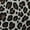 Leopard Print, variant on Everything Mary Rolling Sewing Machine Storage and Transport Tote, Black & White Triangles with Wheels