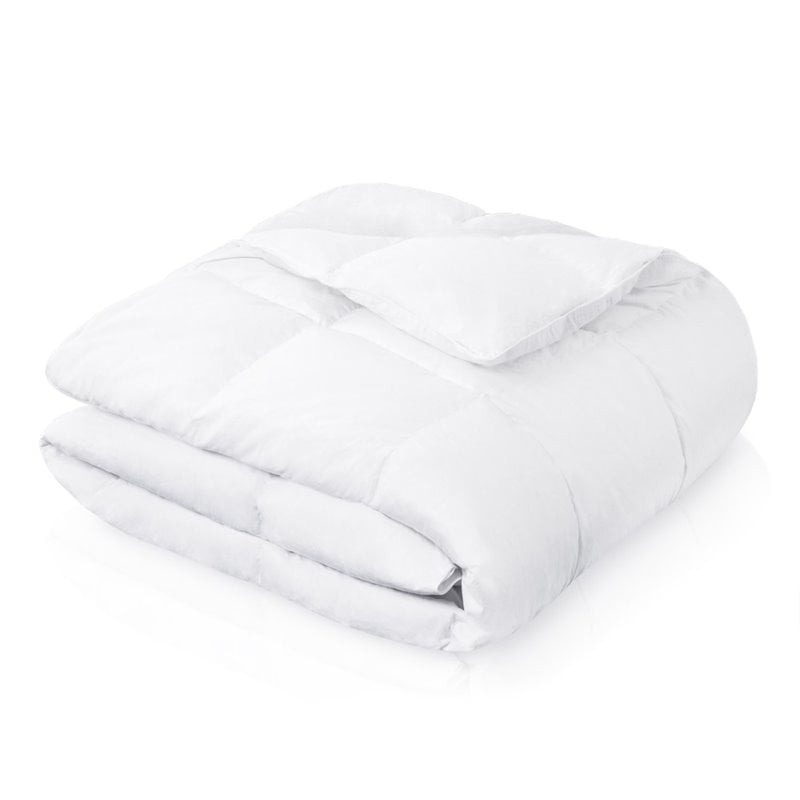 Malouf California King Down Blend Comforter by Woven in White Walmart