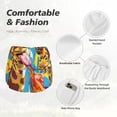 thumbnail image 6 of Lsque Colorful Giraffes with Drinks Printed Women's Running Shorts with Liner Pockets,Elastic Quick Dry Workout Athletic Gym Yoga Shorts,Womens High Waist Shorts-Medium, 6 of 9