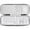 Grey, variant on Hard Storage Case Compatible with Apple Magic Keyboard + Magic Mouse. (Case Only) - Grey