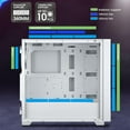 thumbnail image 3 of VETROO AL800 Full Tower E-ATX PC Computer Case w/Door Opening Design Tempered Glass-White, 3 of 5