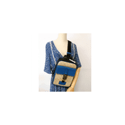 Coach Mens Track Pack, Fashion Daypack, Shoulder Bag, Backpack, Signature Canvas, Light Khaki/Blue Jay
