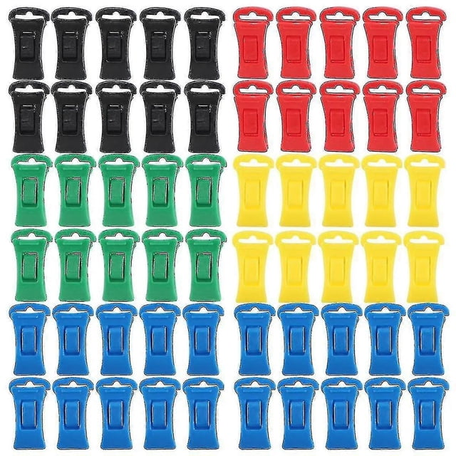 100 pinzas para calcetines yuxing para lavadora y secadora con ganchos color multicolor
