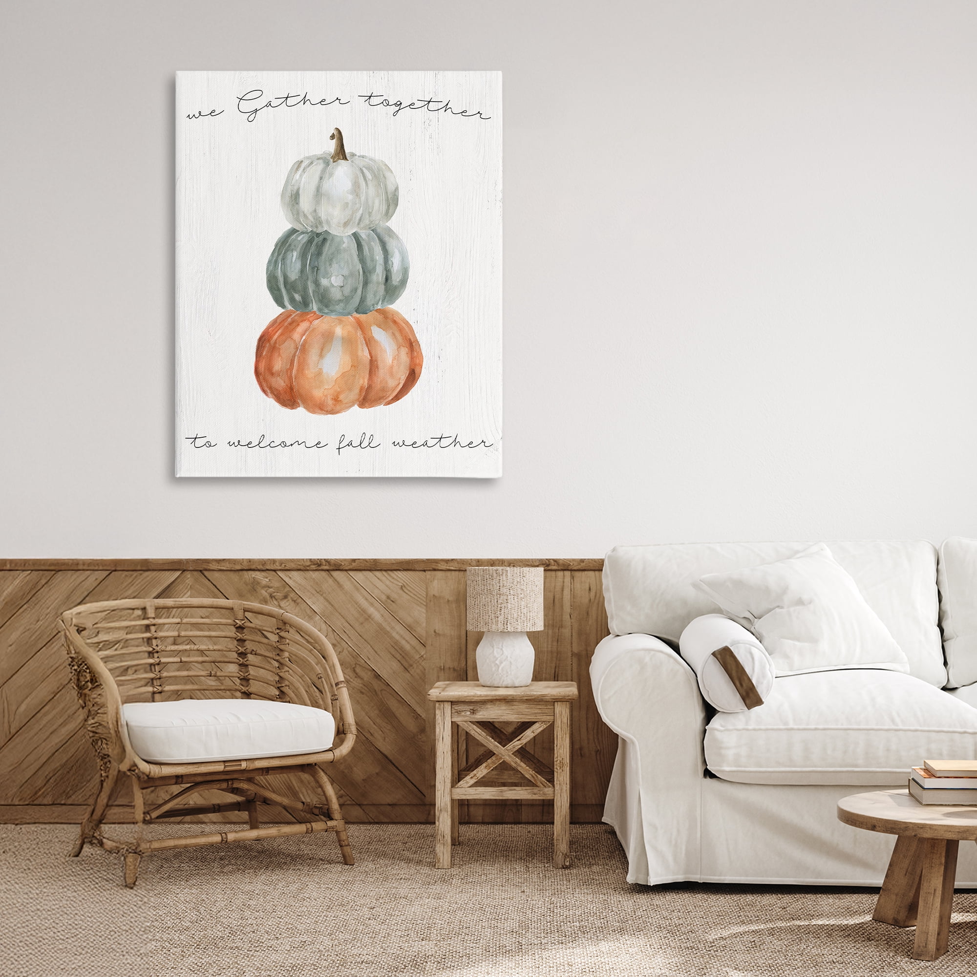 Stupell Industries Gather Together Fall Weather Canvas Wall Art, design by Livi Finn