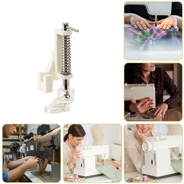 Prensatelas para máquina de coser de bordado de punto de cruz acolchado multifunción Likrtyny Oficina Multiescena Multifunción