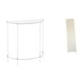 thumbnail image 1 of Mesita de noche de acrílico,Mesa auxiliar de acrílico transparente Mesa auxiliar transparente en capas,Mesa pequeña de acrílico,mesita de noche pequeña,compacta,Pantalla de lámpara de, 1 of 8