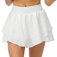 thumbnail image 1 of Falda pantalón deportiva para mujer, falda de tenis, falda pantalón de golf, falda mini lápiz deportiva informal para correr, rosa, 4/S, 1 of 7