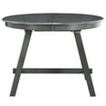 thumbnail image 3 of TREXM 5-Piece Dining Table Set: Round Extendable Wood Table & 4 Chairs, Gray, for Kitchen/Dining. Modern Farmhouse Style, Adjustable Size, Seats 4., 3 of 41