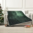 thumbnail image 7 of Yayeee Throw Blanket for Couch Soft Warm 60" x 80" Sofa Chair Bed Decoration, Green Forest, 7 of 7