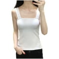 thumbnail image 2 of Ashirexll Womens Casual Tops, Tank Tops for Women, Summer Solid Color V-Neck Casual Daily Sleeveless Camisole Top, 2 of 3