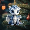 thumbnail image 6 of RnemiTe-amo Dragon Christmas Tree Hanging Ornament Christmas Cute Acrylic Dragon Figurines Christmas Tree Hanging Ornament,Hanging Car Ornaments,Charm Pendant Gifts Holiday Party Craft Decor, 6 of 8