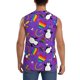 thumbnail image 4 of Fotbe Rainbow Lgbt Penguin Men's Camiseta sin Mangas Estampada para Hombres, Playera Casual para Gimnasio, Entrenamiento, Playa-Small, 4 of 7