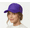 Purple, variant on Blank Mesh Adjustable Snapback Cotton 6-Panel Trucker Hat Cap, Purple
