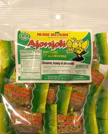 Dulzura Ajonjolí, Miel Almendras 6 oz Bag, Crunchy Mini Snack Bar, Gluten Free, NON-GMO