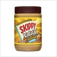 thumbnail image 6 of SKIPPY Natural Creamy Peanut Butter Spread with Honey, 6 g Protein Per Serving, Shelf-Stable, 26.5 oz Plastic Jar, 6 of 10