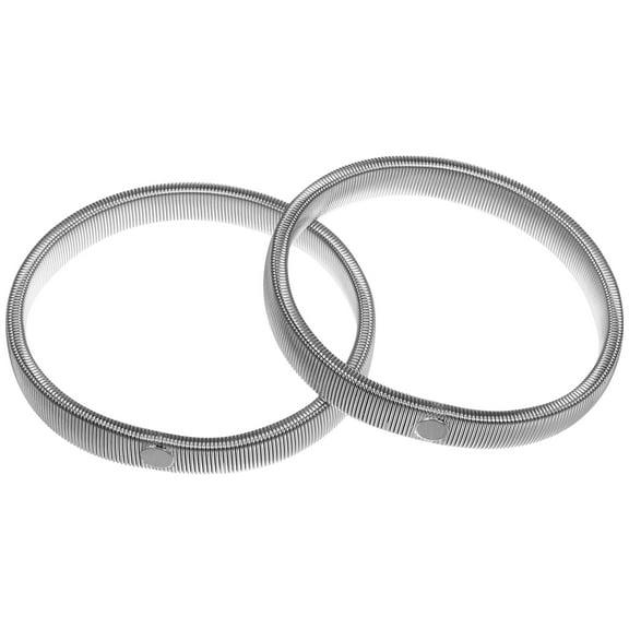 TABLZONE Elastic Sleeve Cuff Shirt Sleeve Holders 2Pcs Alloy
