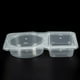 thumbnail image 4 of Contenedor de condimentos de doble compartimento de 8 piezas Contenedores de condimentos dobles con tapas Contenedores de refrigerios de 2 compartimentos Contenedores de refrigerios de doble compartim, 4 of 9