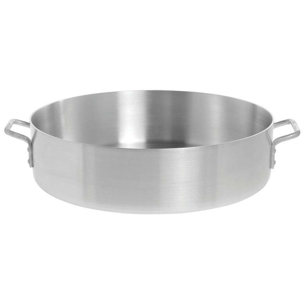 Standard Weight Aluminum Brazier Slow Cook Commercial Round Durable Pots Kitchen 