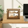 thumbnail image 5 of WHEANG Dynamic Art Liquid Movement Mobile Art Picture Rectangular Glass 3D Deep Sea Display Flowing Frame Relax Desktop Home Decoration, 5 of 5