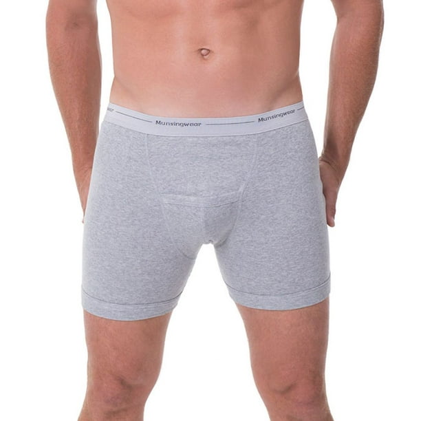 Munsingwear Men's Munsingwear MW07X Big Man Comfort Cotton Kangaroo Pouch Boxer Brief