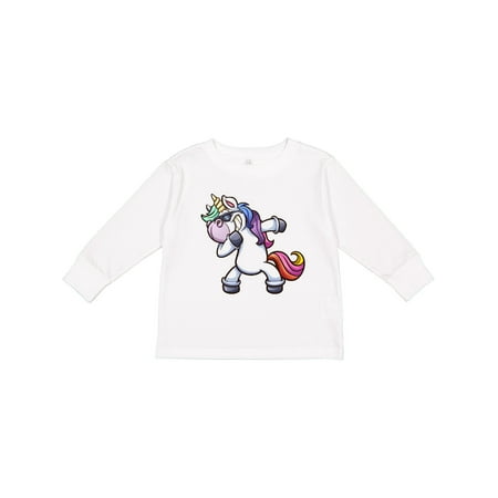 

Inktastic Dabbing Unicorn Gift Toddler Boy or Toddler Girl Long Sleeve T-Shirt