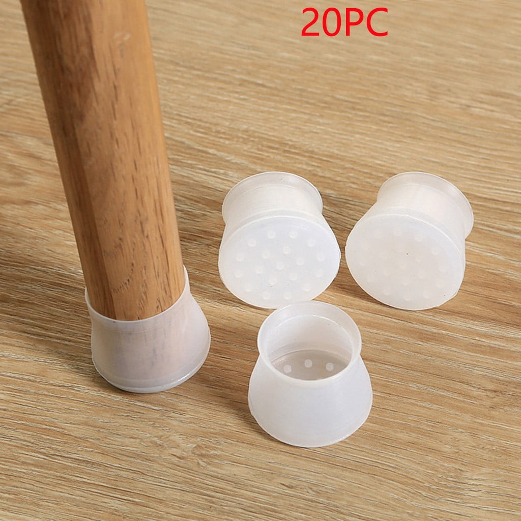 ilh 20pctable chair leg silicone cap pad furniture table feet cover floor  protector  walmart